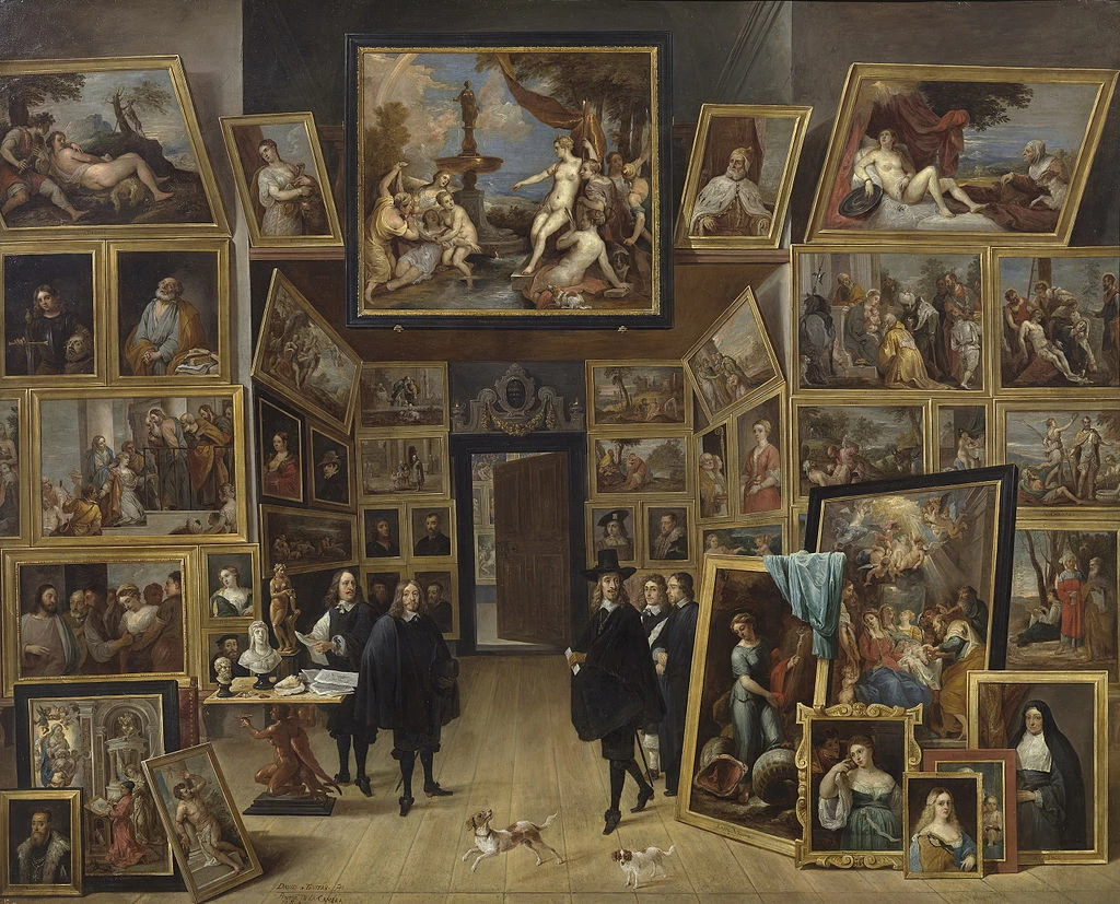 La galleria dell'arciduca Leopoldo Guglielmo d'Austria nella sua pinacoteca - Prado